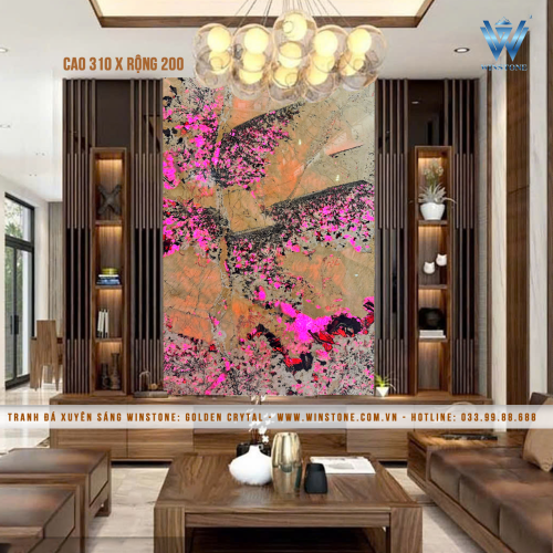 Tranh Đá Xuyên Sáng Golden Crytal