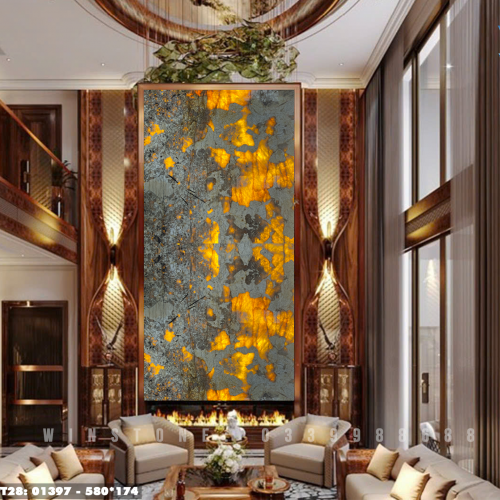 Tranh Đá Xuyên Sáng Pantagonia | Ghép 2 Tấm Thông Tầng