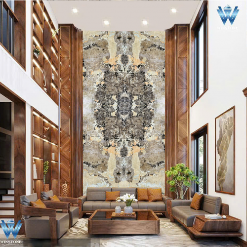 Tranh Đá Xuyên Sáng | Ghép 4 Tấm Thông Tầng