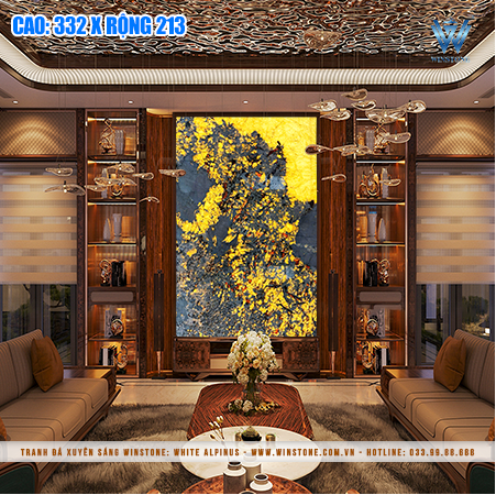 Tranh Đá Xuyên Sáng White Alpinus Bức Đơn