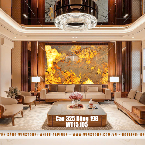 Tranh Đá Xuyên Sáng Alpinus Bức Đơn