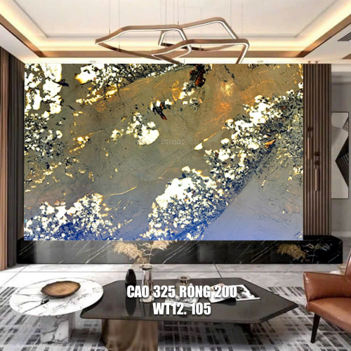 Tranh Đá Xuyên Sáng Alpinus Đèn Trắng Bức Đơn