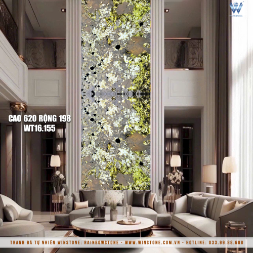 Tranh Đá Xuyên Sáng WTSR16 - 2 Bức Thông Tầng