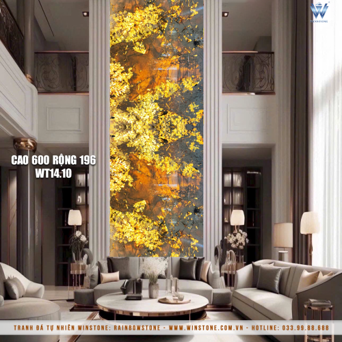 Tranh Đá Xuyên Sáng WTSR14 - 2 Bức Thông Tầng