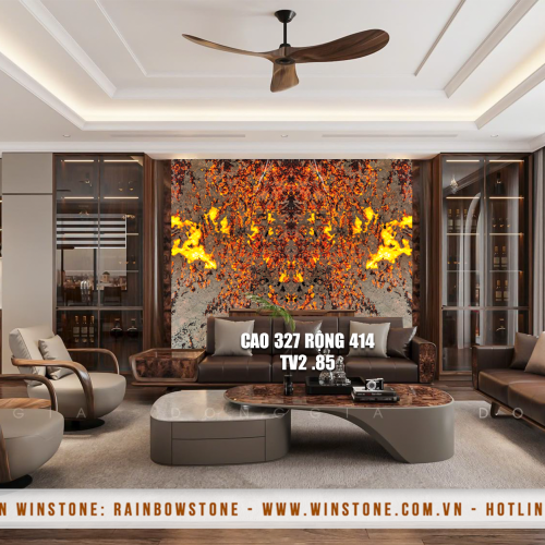 Tranh Đá Xuyên Sáng WTSRTV2 - Bức Đối Xứng